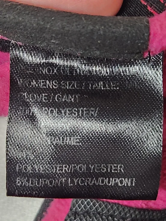 Manzella Womens Small Fleece Pink Warm Outdoor Gloves - Picture 4 of 4